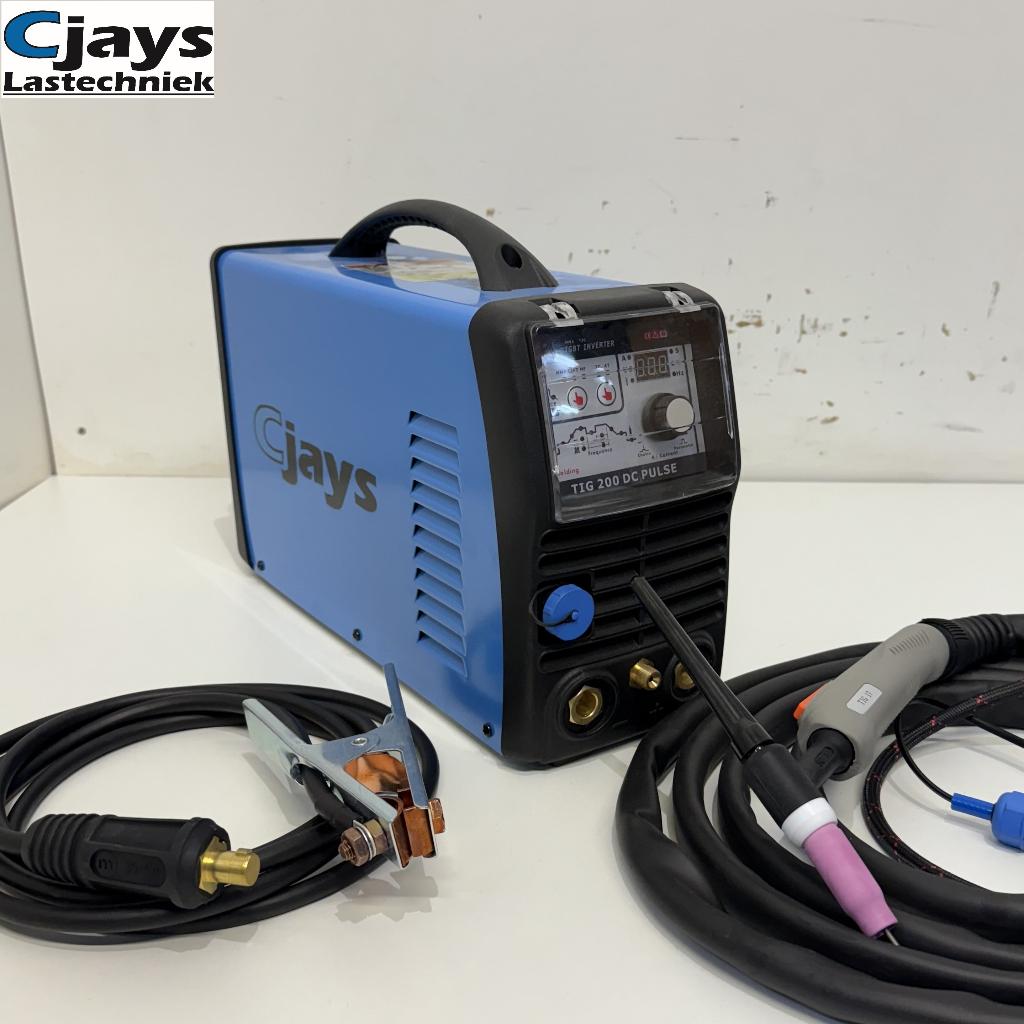 Cjays Tig 200 DC Pulse 230V Lasmachine Lasapparaat 200A, Info@cjays.nl, Bakkerstraat 41C, 5554EC, Valkenswaard, Ophalen of Verzenden