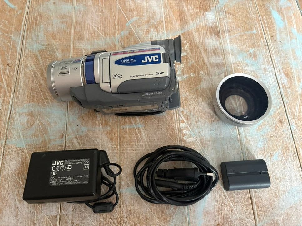 JVC BR-DV600e MiniDV digitale camera, Audio, Tv en Foto, Mini dv, Gebruikt, JVC, 20x of meer