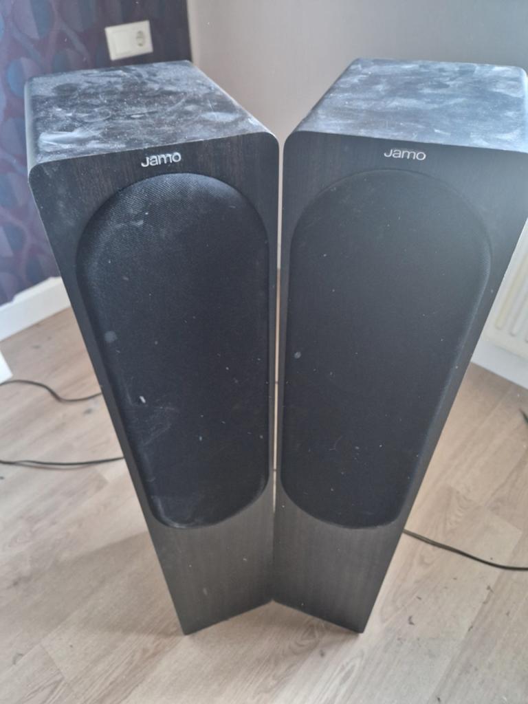 Speakers Jamo S426, Audio, Tv en Foto, Luidsprekers, Ophalen, Gebruikt, 60 tot 120 watt, Front, Rear of Stereo speakers