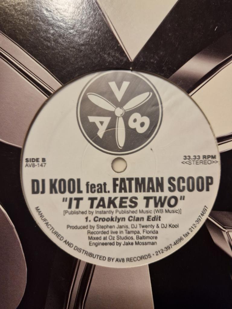 Dj Kool.& Fatman Scoop - It takes two 12 Inch Maxi Single, Cd's en Dvd's, Vinyl | Hiphop en Rap, EP, Ophalen of Verzenden, Gebruikt