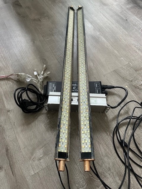 HVP Ledlampen, Ophalen of Verzenden, Inclusief controller, Gebruikt, Verlichting of Verwarming