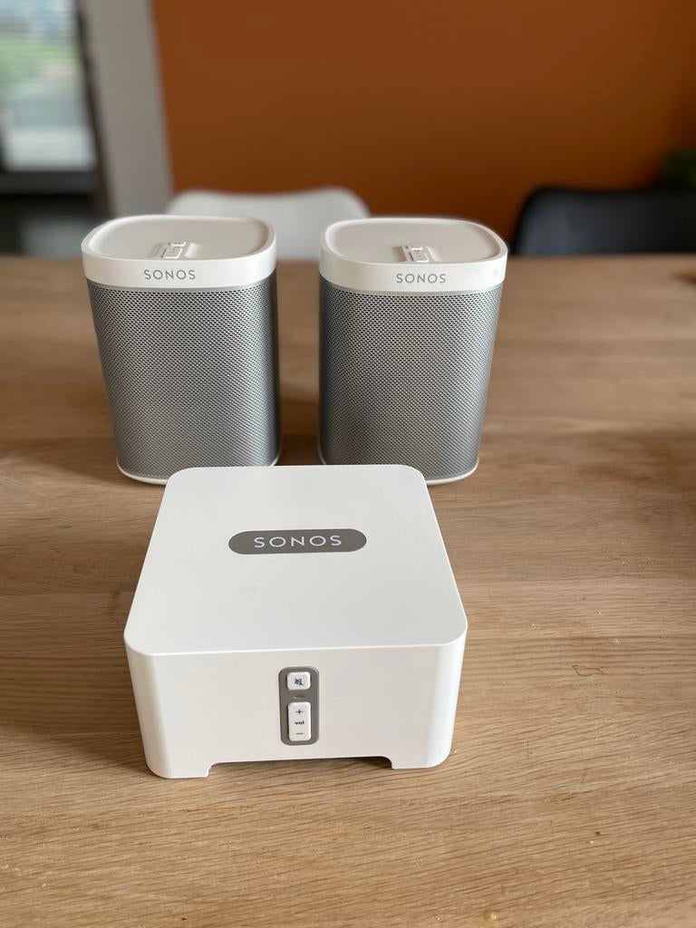 Sonos Play:1 set met Sonos Connect - Zo goed als nieuw