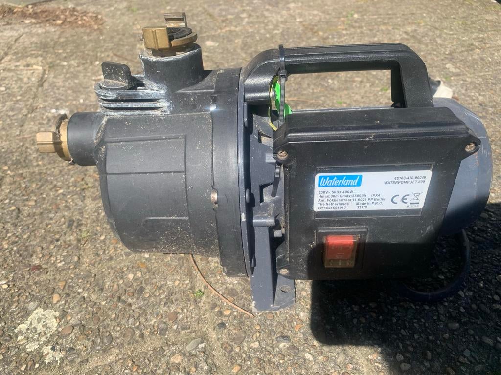 Waterland Waterpomp JET 600 - 400W, Ophalen of Verzenden, Gebruikt, Elektrisch, Besproeiingspomp