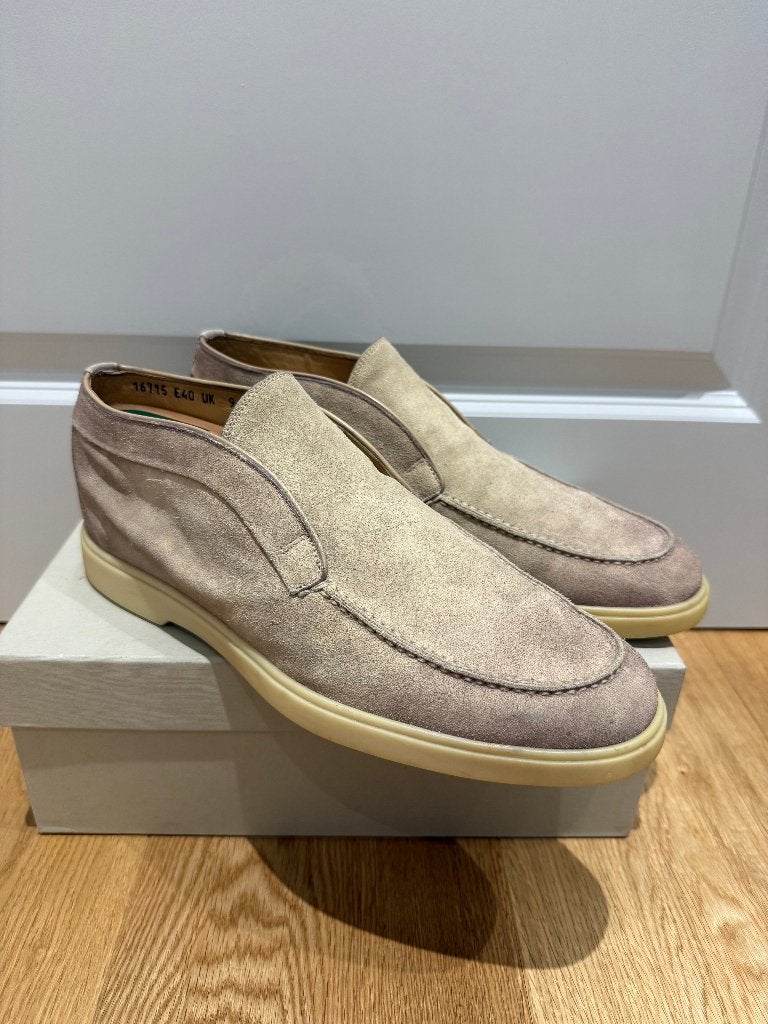 Santoni Hoge Loafers | UK 8 | (250), Kleding | Heren, Loafers, Bruin, Verzenden, Zo goed als nieuw
