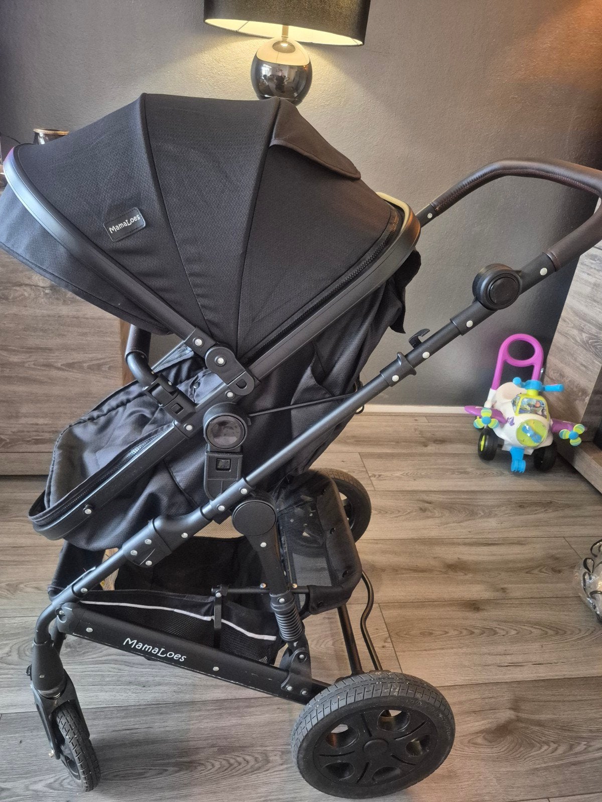3 in 1 kinderwagen MamaLoes, Ophalen, Zo goed als nieuw, Overige merken, Verstelbare rugleuning