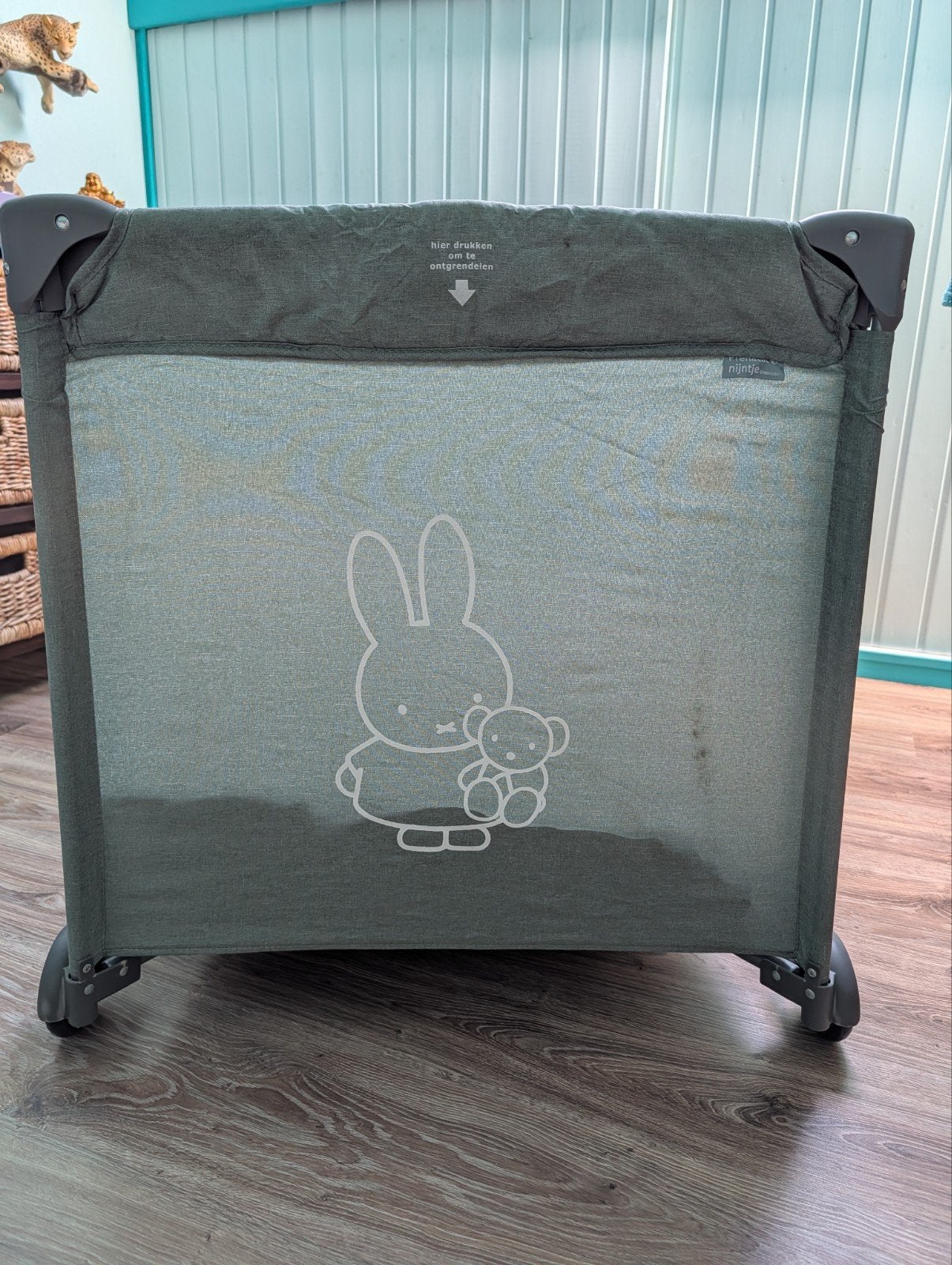 Nijntje Reiswieg / Campingbedje - Zo goed als nieuw, Ophalen, Zo goed als nieuw, Minder dan 140 cm, Matras
