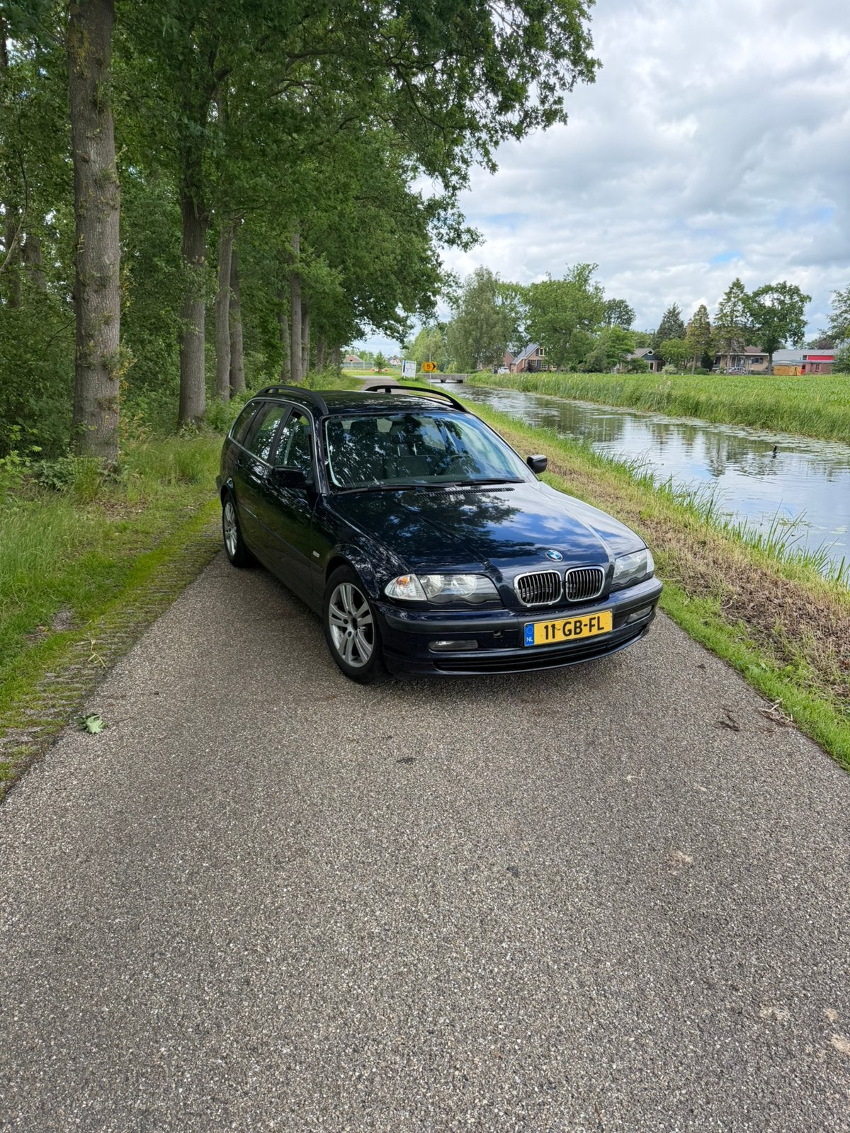 BMW 3-Serie 2.0 I 320 Touring 2000 Blauw, Auto's, Achterwielaandrijving, Blauw, Stationwagon, Handgeschakeld