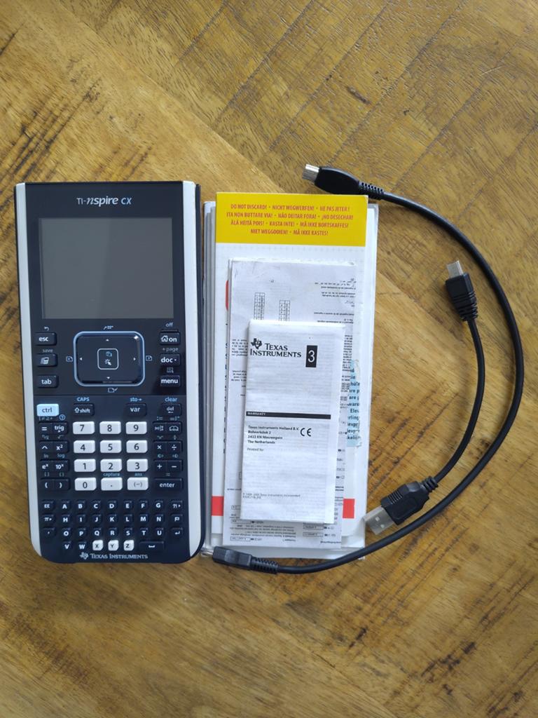 Zo goed als nieuwe TI-Nspire cx!, Ophalen, Grafische rekenmachine, Zo goed als nieuw