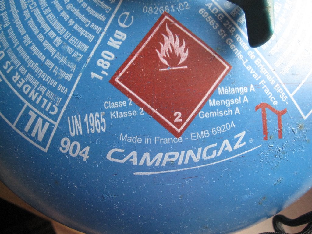 Campingaz tankje 904, Ophalen, Zo goed als nieuw