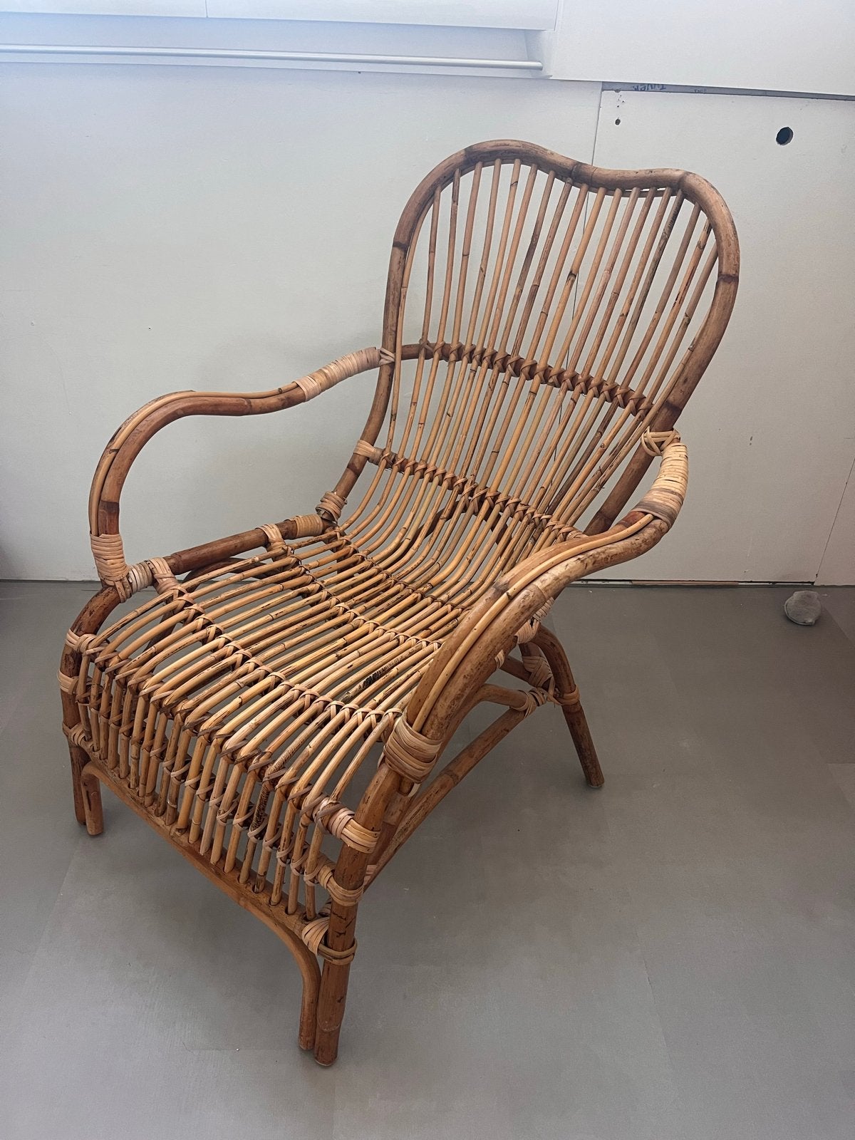 Xenos Rotan fauteuil Bandung - naturel - als nieuw!, Huis en Inrichting, Ophalen, Zo goed als nieuw, 50 tot 75 cm, Riet of Rotan