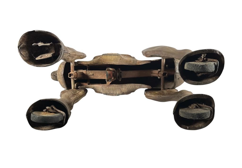 714. Metalen speelgoedpaard, MOBO Toys - Bronco, Engeland, Antiek en Kunst, Antiek | Speelgoed, Ophalen of Verzenden