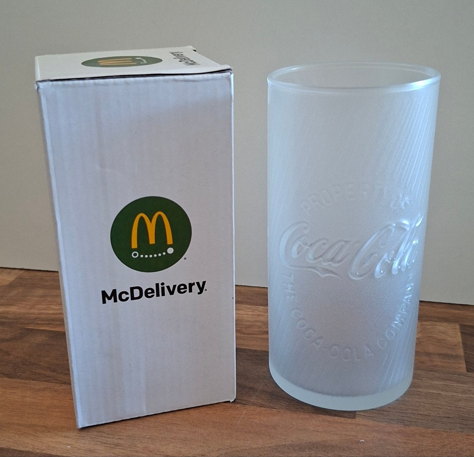 Coca-Cola Glas McDonald's Limited Edition 2024 McDelivery, Ophalen of Verzenden, Nieuw
