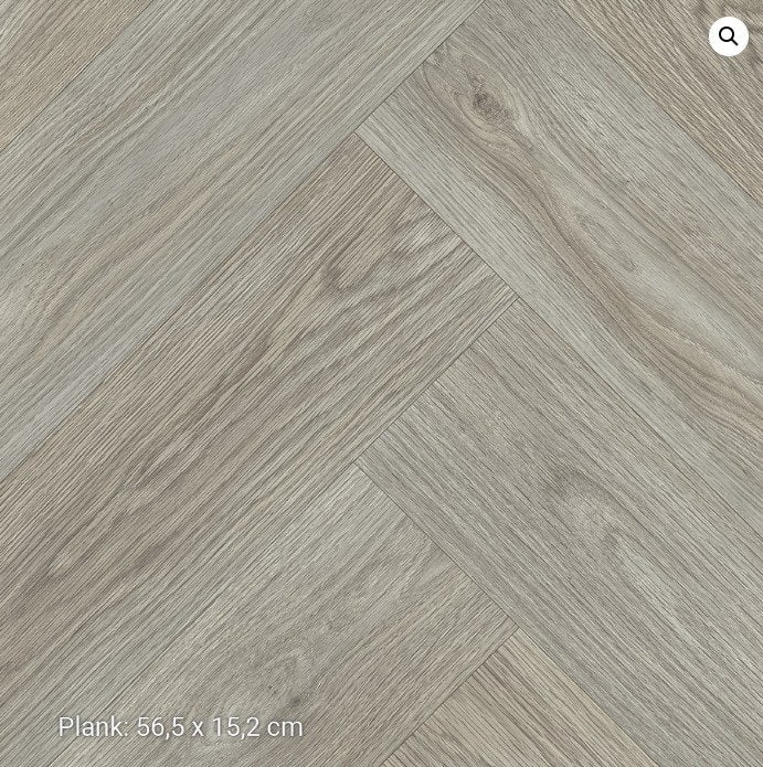 490x400 vinyl interfloor visgraat www vloerenoutletzwolle nl, Ophalen of Verzenden, Nieuw, Vinyl
