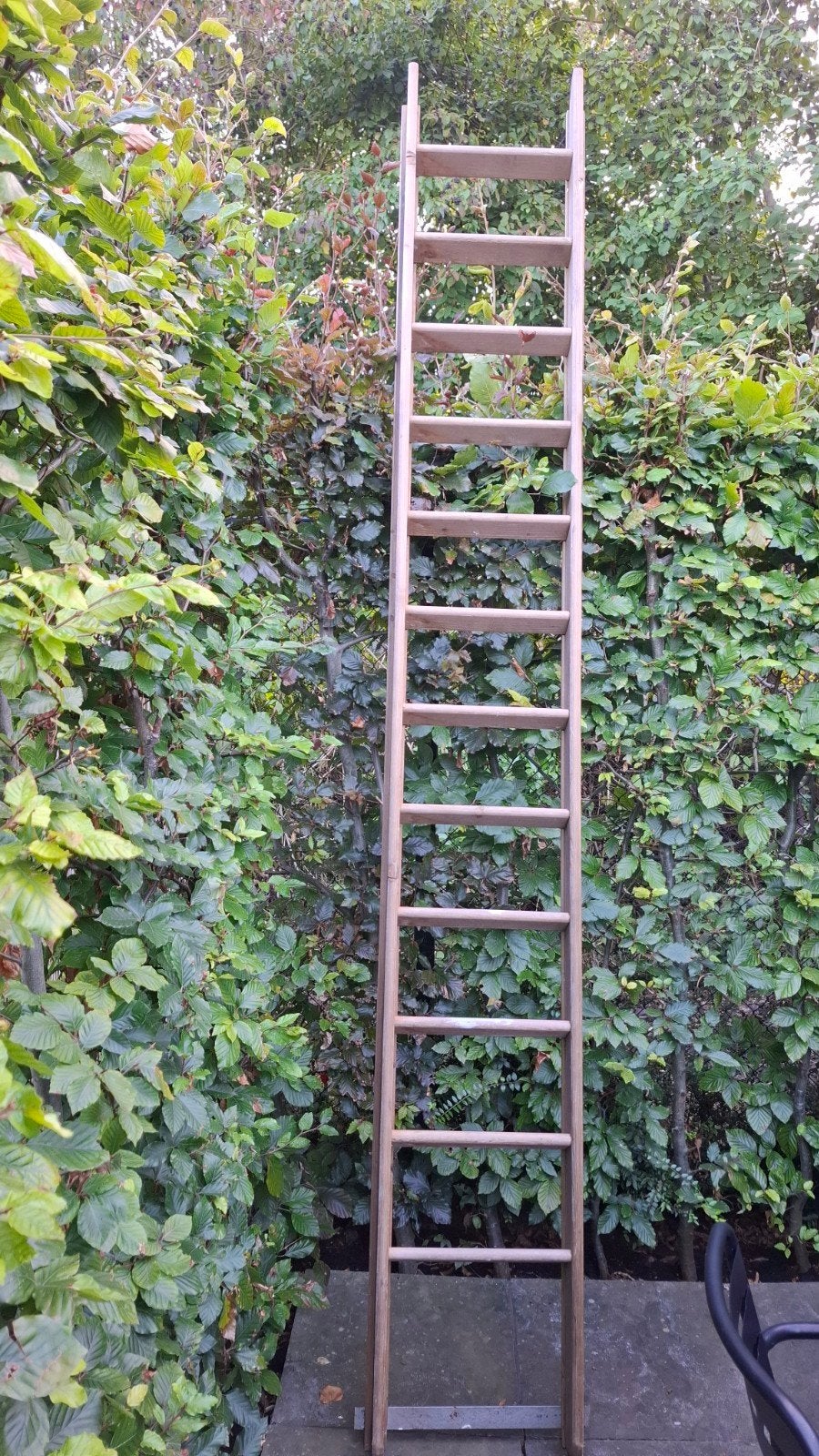 houten ladder decoratie, Doe-het-zelf en Verbouw, Ladders en Trappen, Ophalen, Gebruikt, Ladder, 2 tot 4 meter