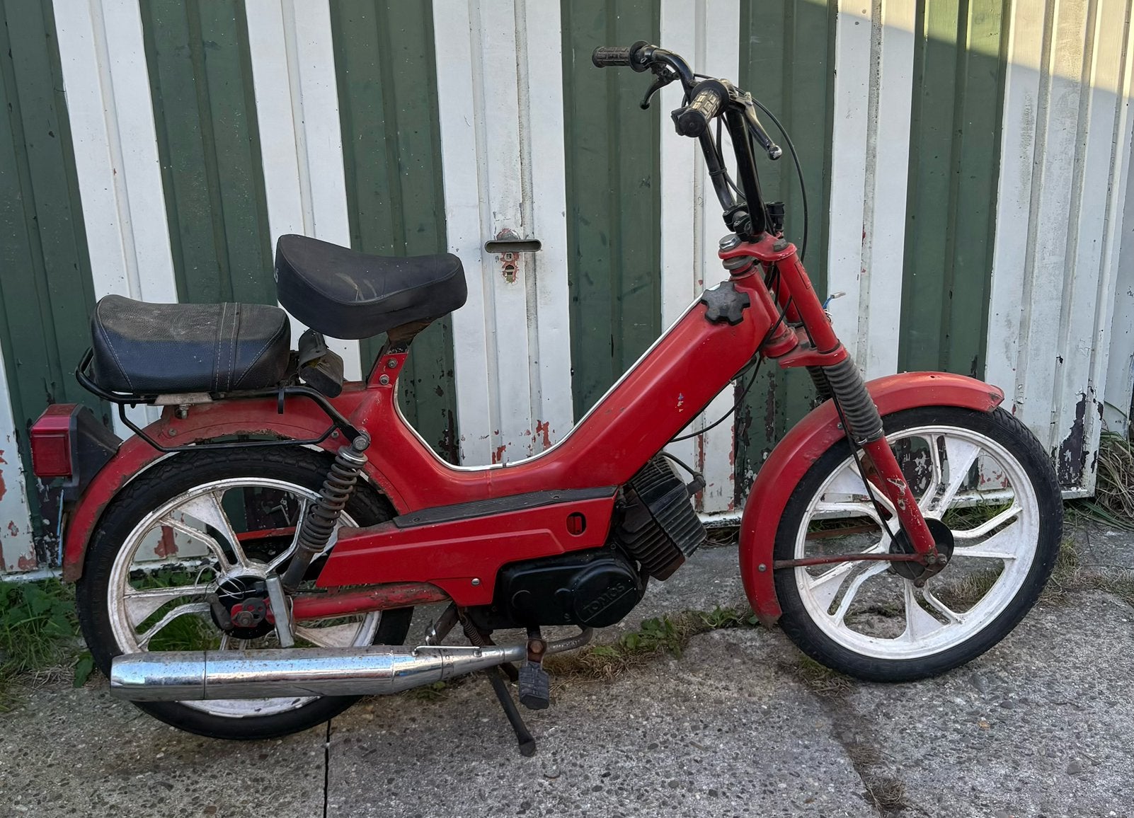 Tomos snor, Ophalen, Gebruikt, Benzine, Tomos