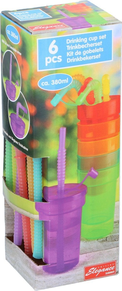 NIEUW in doos Lowenthal Drinkbekers 6 Stuks Kinderfeestje, Ophalen of Verzenden, Nieuw, Zonder inhoud