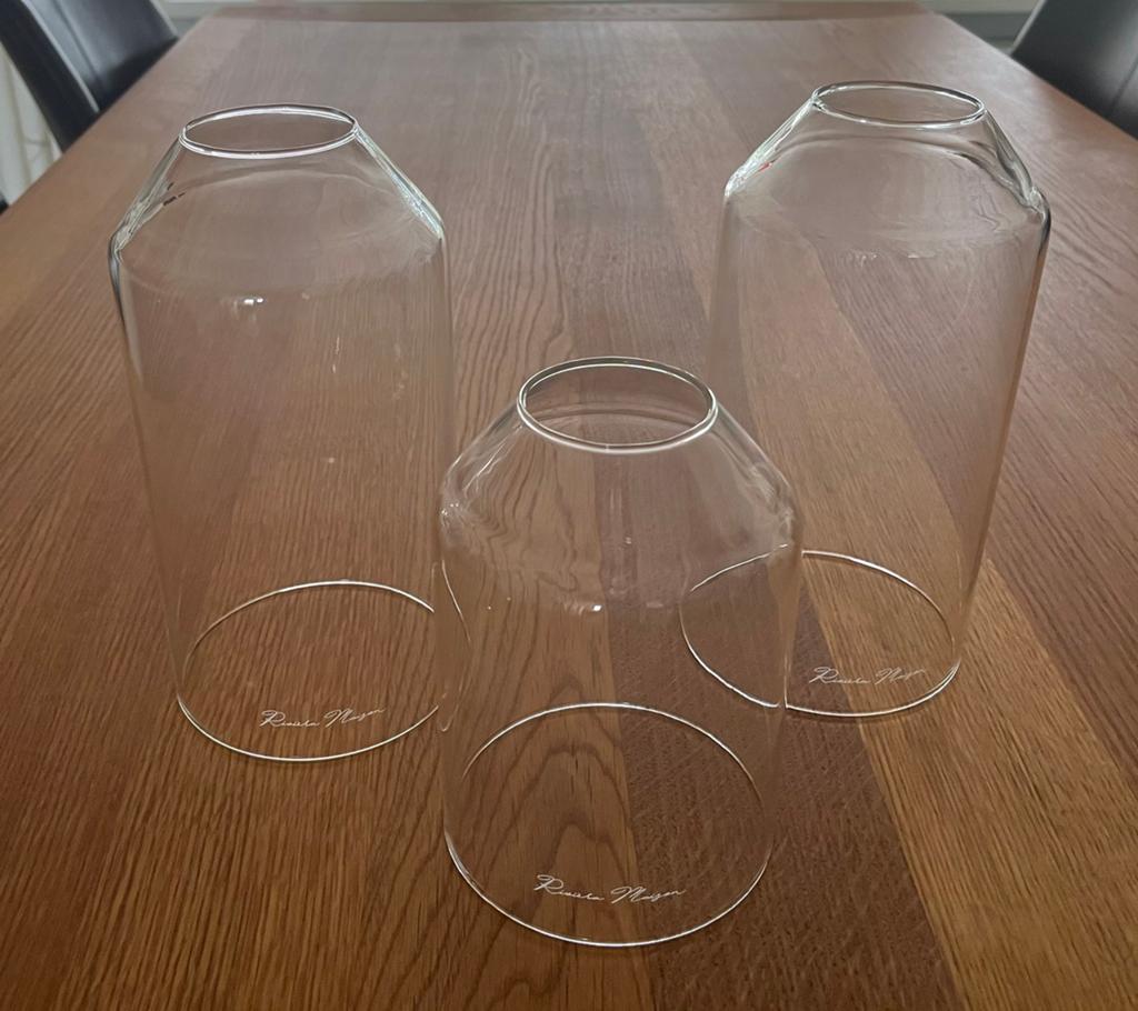 Riviera Maison Classic Candle Dome stolpen (2x23, 1x17cm), Huis en Inrichting, Woonaccessoires | Stolpen, Ophalen of Verzenden