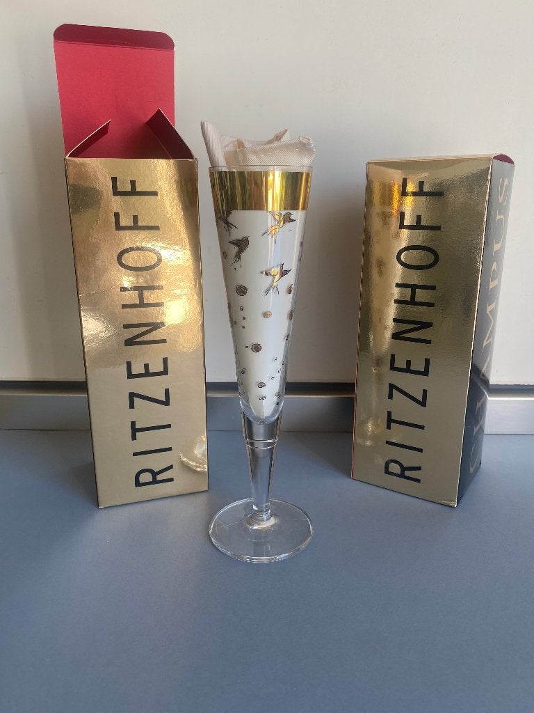 Riztenhoff champagne glazen - 2 stuks, Verzamelen, Glas en Borrelglaasjes, Ophalen of Verzenden, Nieuw, Overige typen