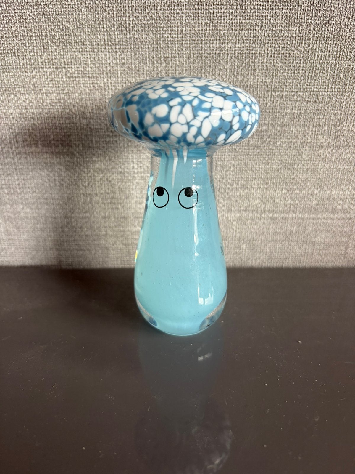 Studio Arhoj  “Crystal Blob”,  kleur blauw,  glas, Glas, Object, Ophalen of Verzenden, 10 cm