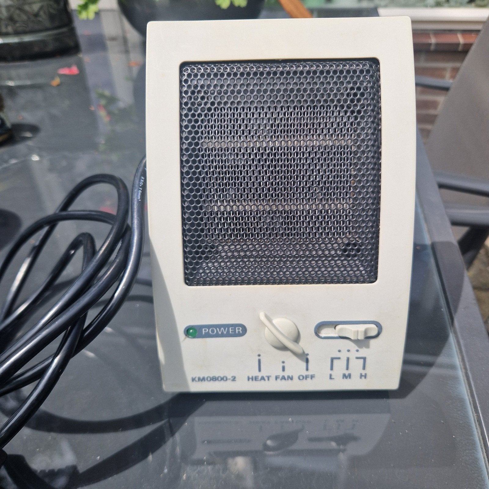 Te koop Keramische hetelucht kachel met omval beveiliging, Ophalen of Verzenden