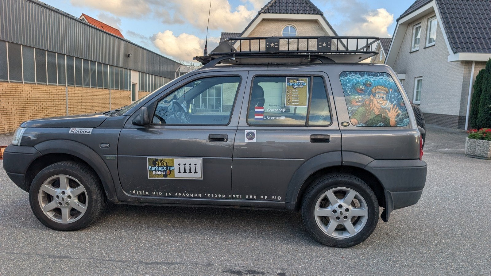 Land Rover Freelander 1.8 I 5DR 4WD 2003 Grijs, 4 cilinders, 2000 kg, 1796 cc, 75 €/maand