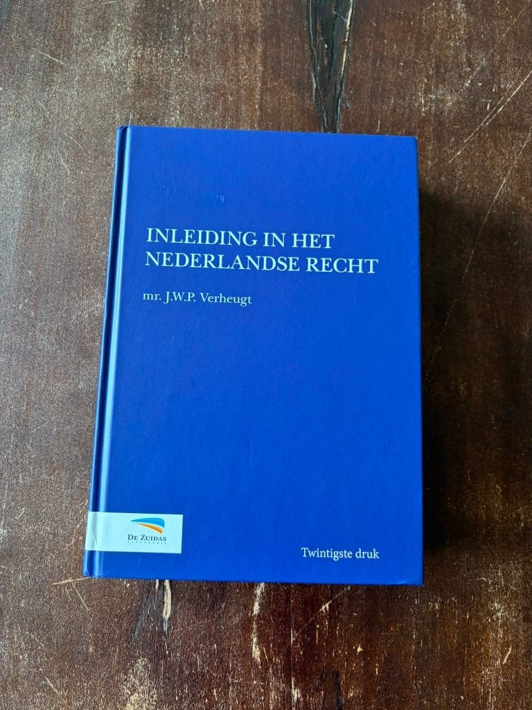 Inleiding in het Nederlandse Recht – 20e druk, Boeken, Ophalen of Verzenden, Alpha, Zo goed als nieuw, WO