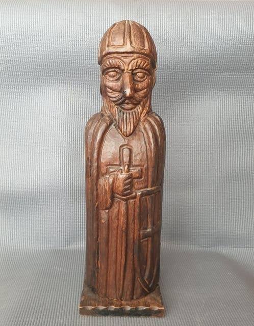 Speelse Ridder - flessenhouder of kastje, Antiek en Kunst, Ophalen of Verzenden