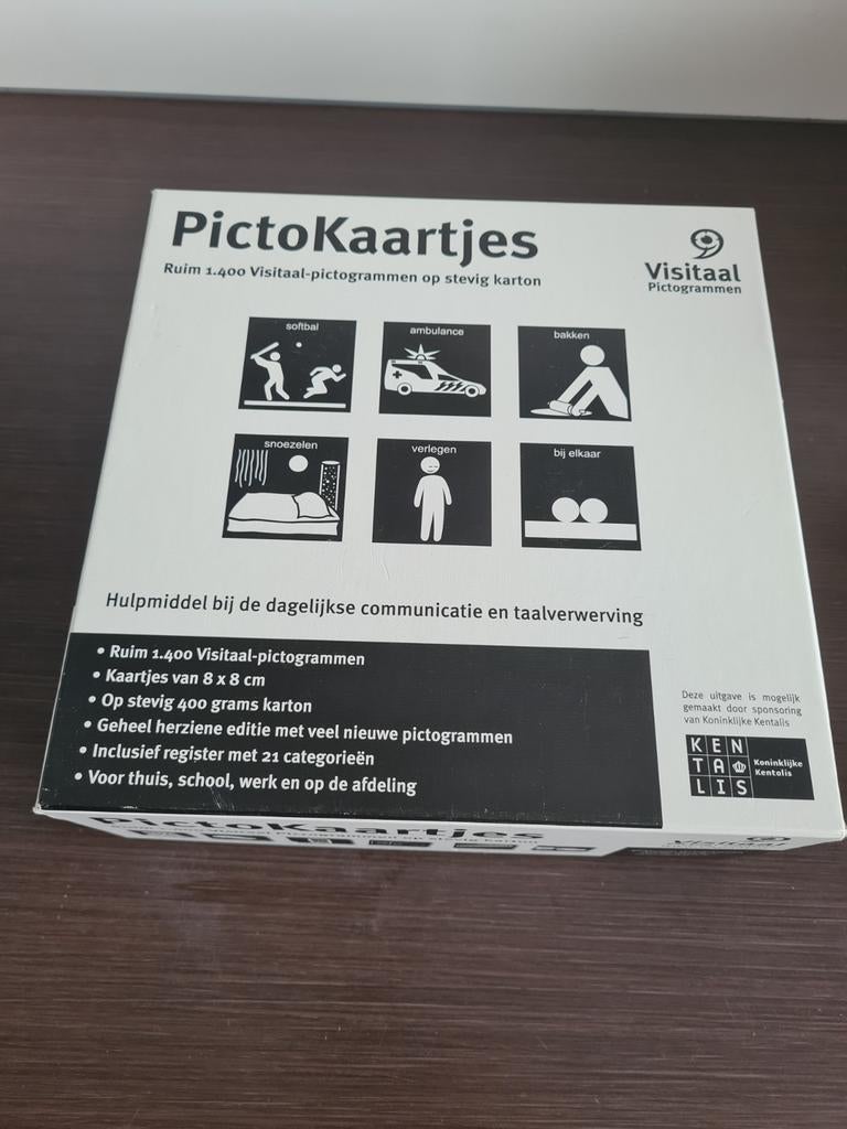 PictoKaartjes Visitaal pictogrammen, Ophalen of Verzenden, Nieuw, Taal en Lezen