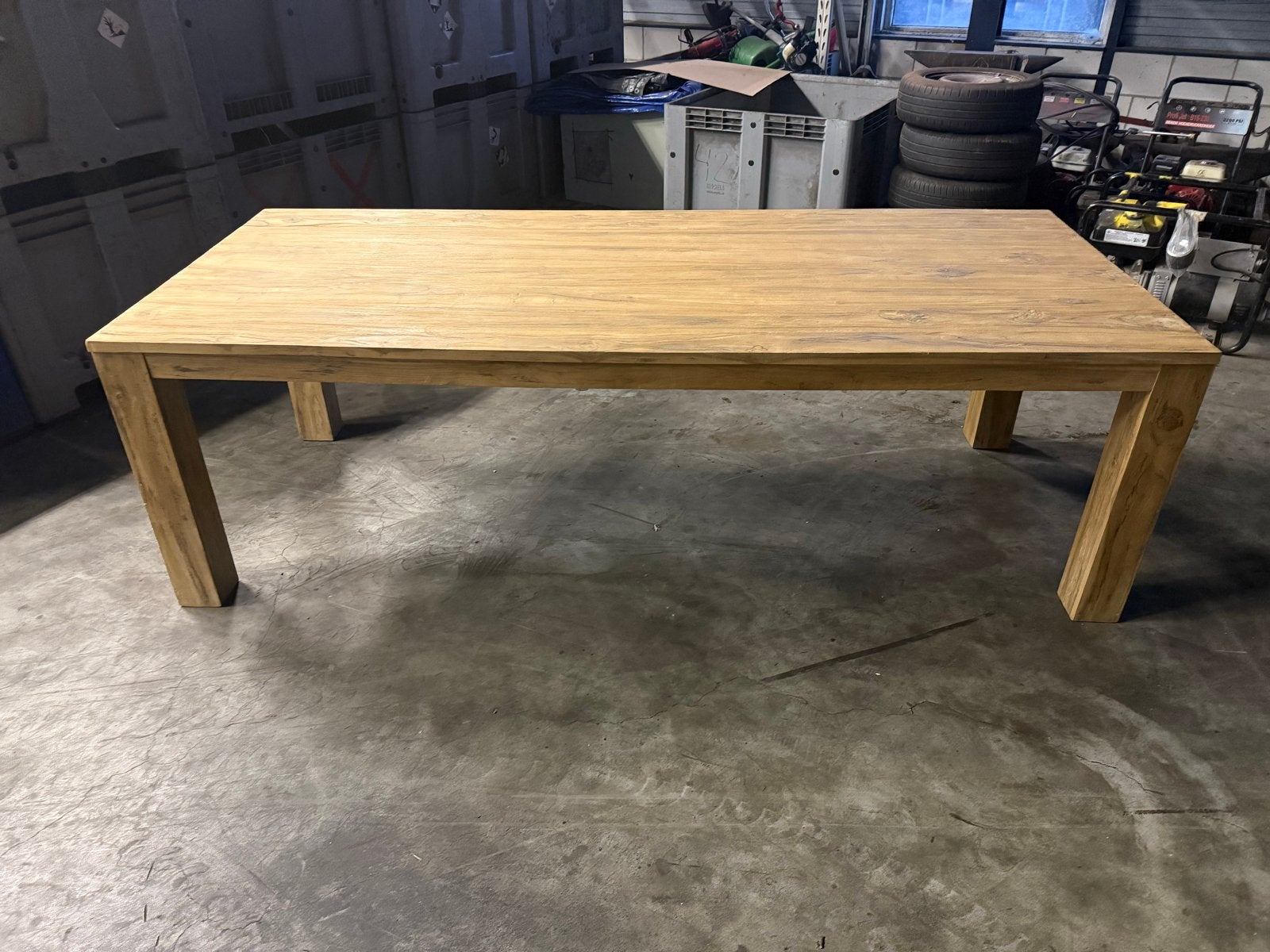 Nieuwe Luxe Houten Eettafel mahoniehout nieuw in doos !, 100 tot 150 cm, Ophalen of Verzenden, Vijf personen of meer, Rechthoekig