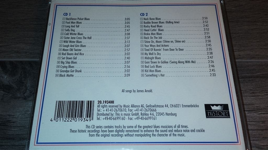 Kokomo Arnold - Midnight Blues [2 CD], Ophalen of Verzenden, Zo goed als nieuw, Jazz