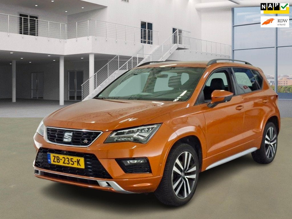 Seat Ateca 1.5 TSI FR|AUT|ACC|CARPLAY|360•|XENON|STOELVERW, Auto's, Seat, Dealer onderhouden, 150 pk, Automatische klimaatregeling