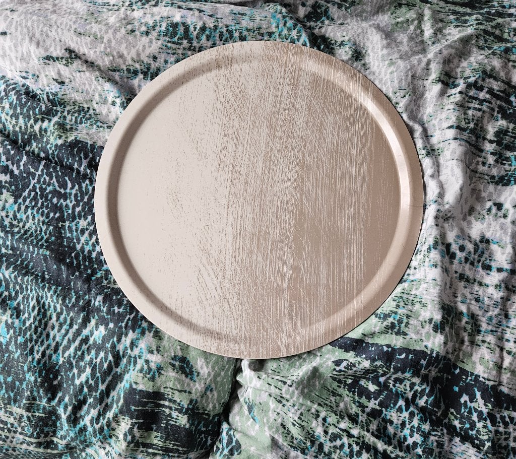 Marimekko houten dienblad, Ophalen, Rond, Nieuw, Dienblad