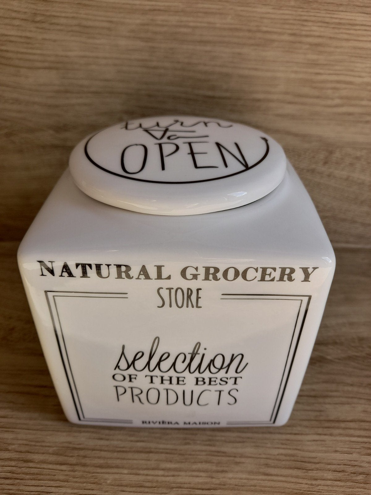grocery voorraadpot riviera maison, Verzenden, Zo goed als nieuw