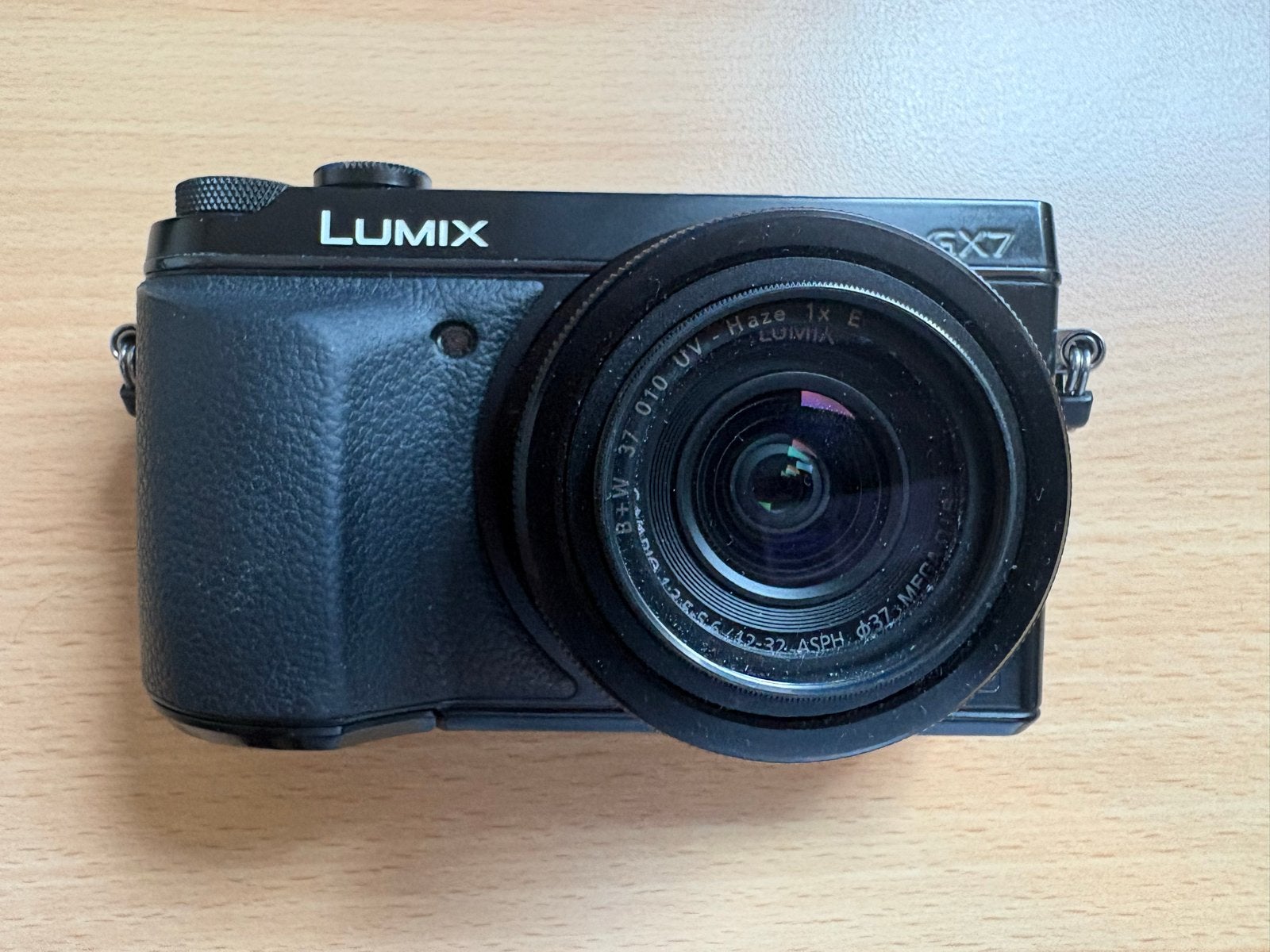 Panasonic Lumix GX7 systeemcamera met lens, Ophalen, Gebruikt, Panasonic, Beeldstabilisatie