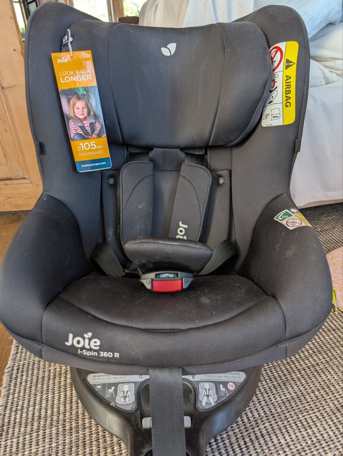 Joie i-Spin 360 R | Zo goed als nieuw | Incl. baby-inleg, Kinderen en Baby's, Ophalen, Zo goed als nieuw, Overige merken, Isofix