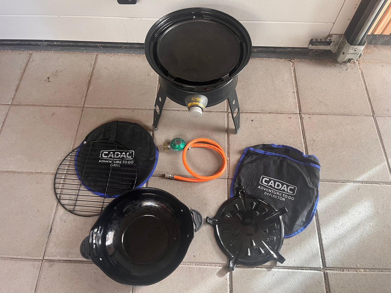 Cadac safari chef, Ophalen, Gebruikt