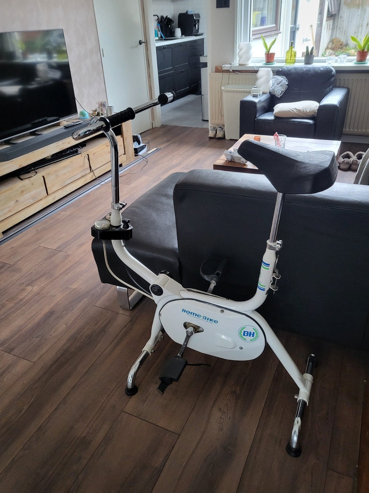 BH Home-Bike Hometrainer - Vintage Fitnessfiets, Ophalen, Gebruikt, Metaal, Benen