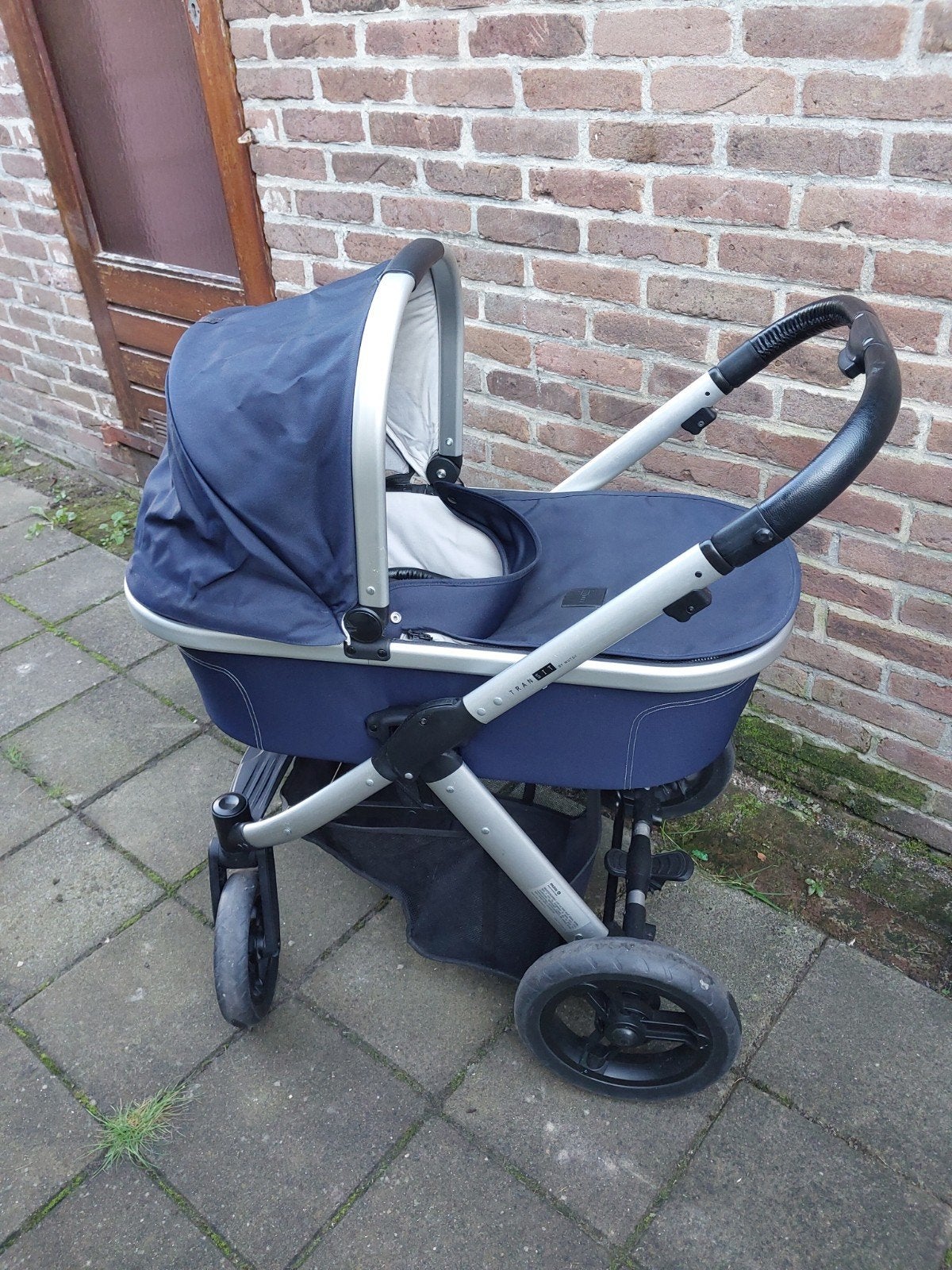 kinderwagen, Zo goed als nieuw, Combiwagen, Verstelbare duwstang, Ophalen