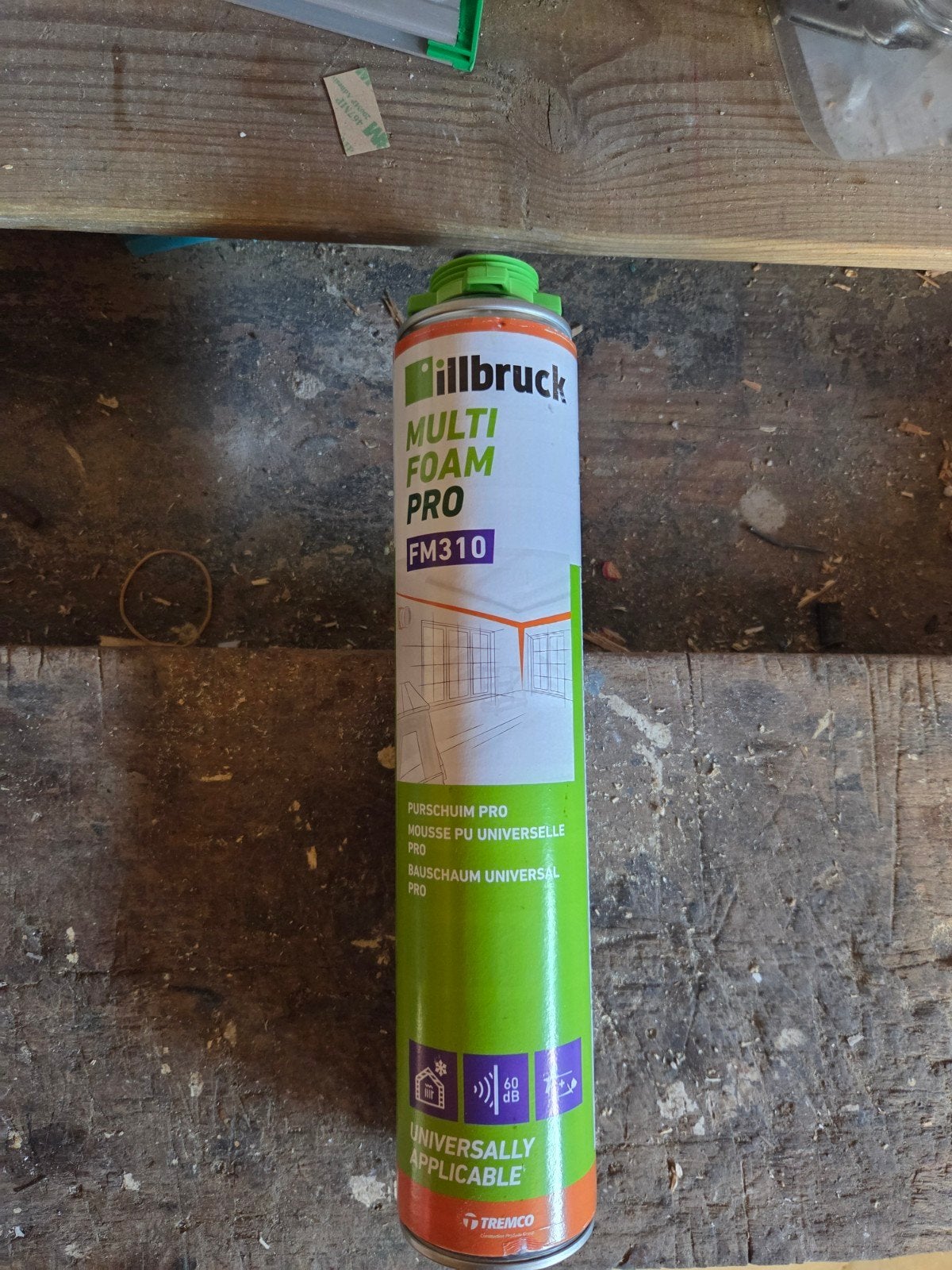 Nieuwe Illbruck Multi Foam Pro FM310 PUR-schuim, Ophalen