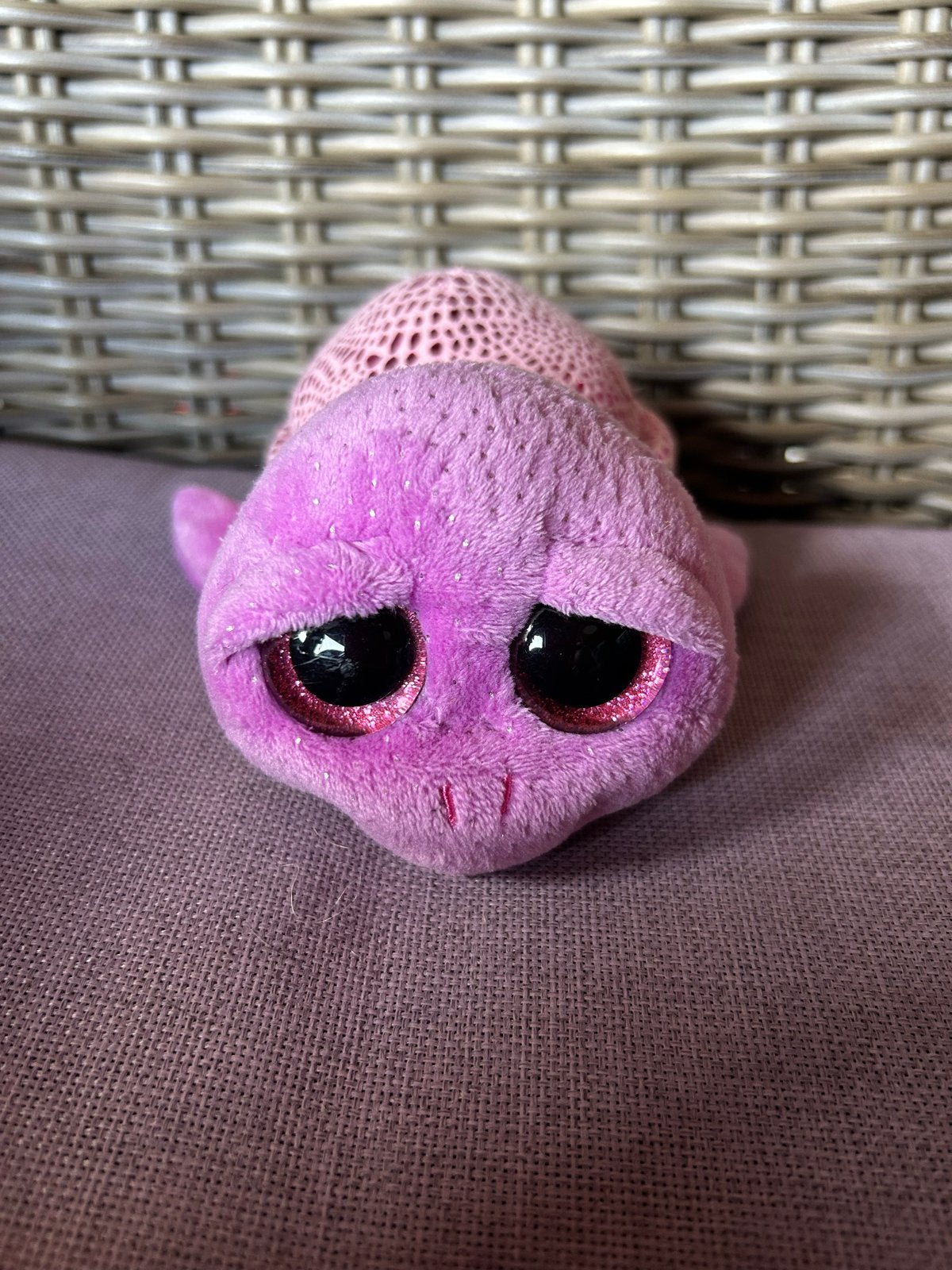 Ty Beanie Boo schildpad knuffel, Paars, Overige karakters, Overige typen, Ophalen of Verzenden