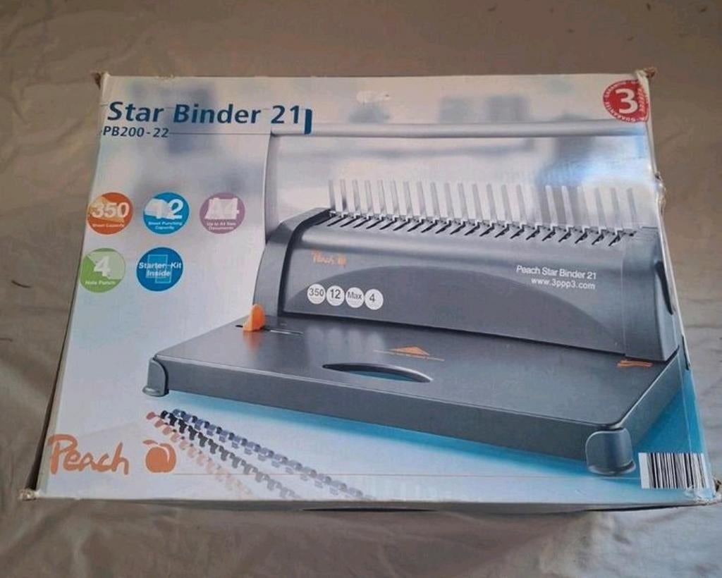 Peach Star Binder 21 bindmachine, Diversen, Ophalen of Verzenden, Gebruikt