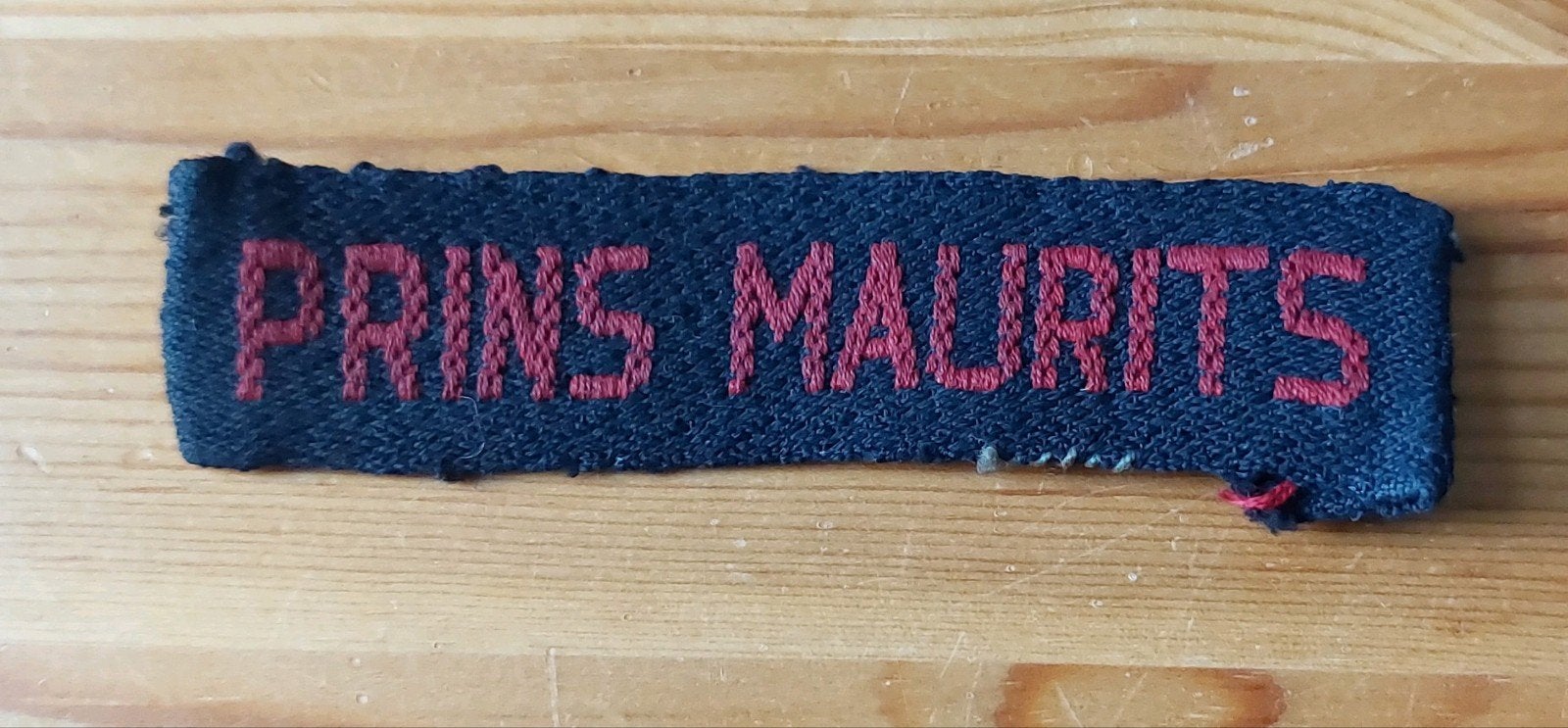 Naamlint Prins Maurits, Ophalen of Verzenden, Landmacht, Nederland, Embleem of Badge