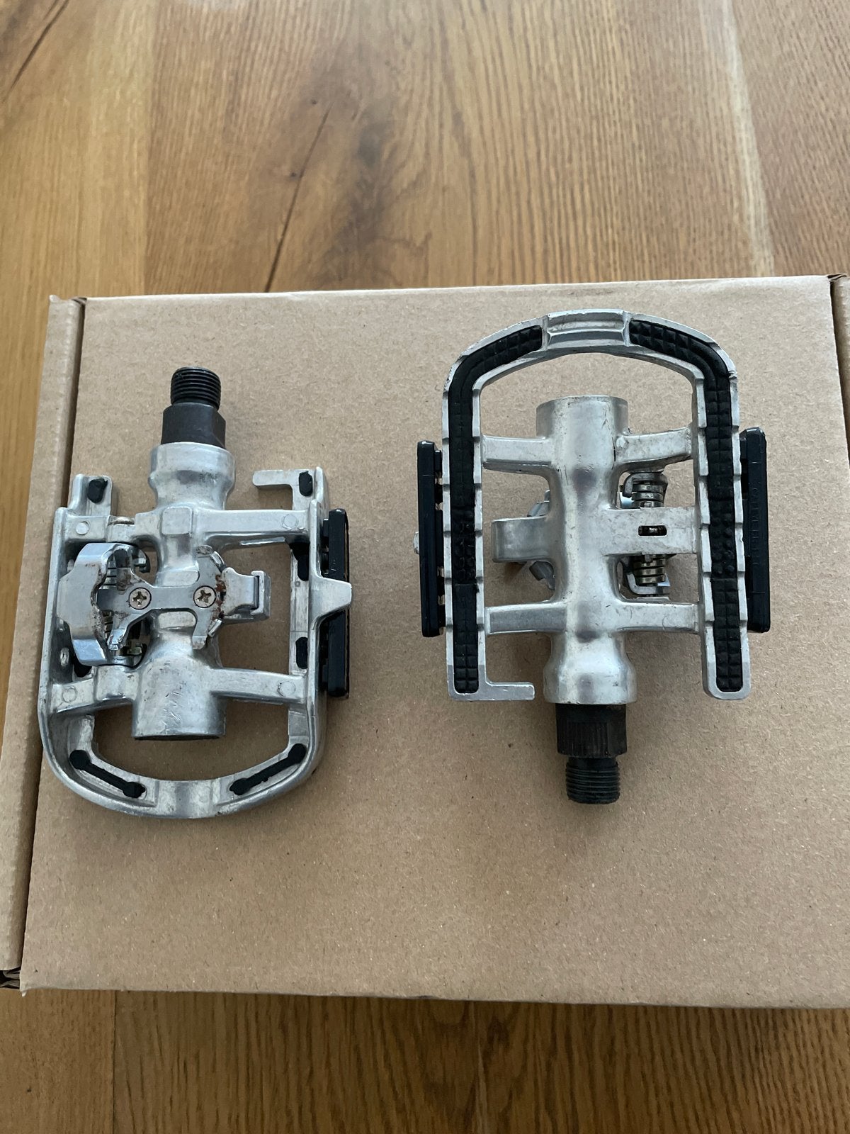 Gebruikte half klik pedalen (set van 2), Ophalen of Verzenden, Gebruikt, Crankstel of Pedalen