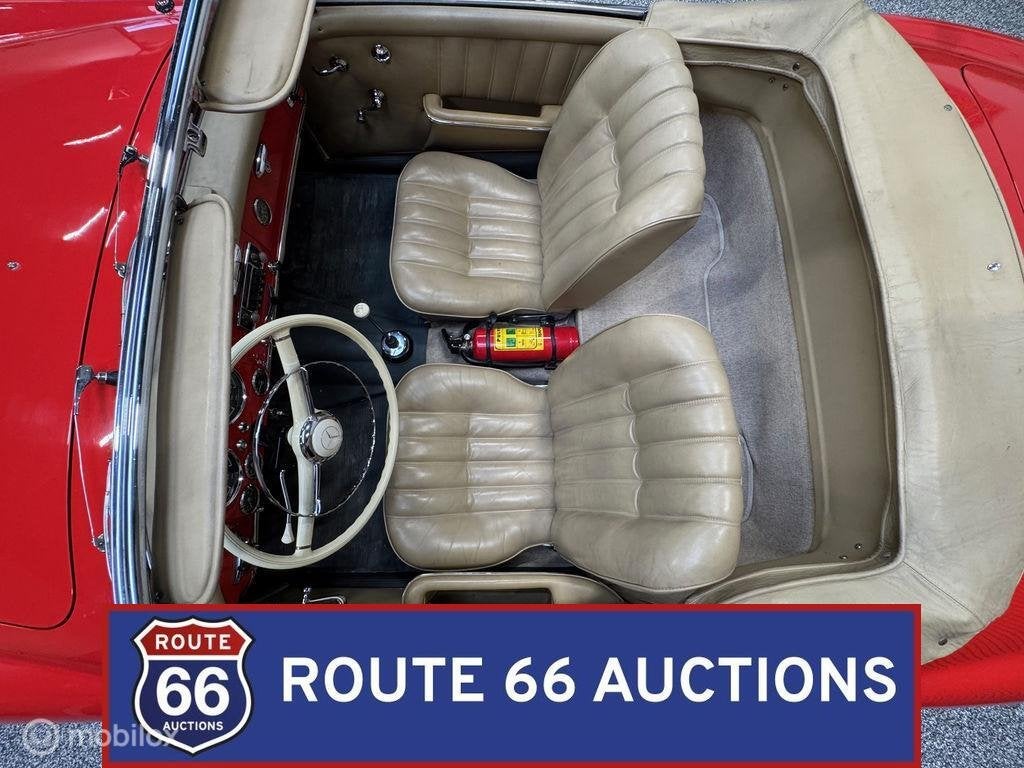Mercedes-Benz 190 SL | 1961 | Route 66 Auctions, Overige carrosserieën, Zwart, Mercedes-Benz, Bedrijf