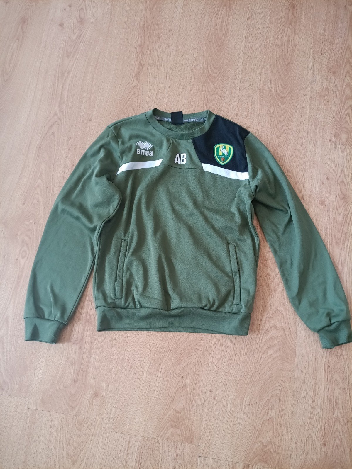 Errea ADO Den Haag trainingstrui maat XS, Ophalen of Verzenden, Zo goed als nieuw, Errea, Groen