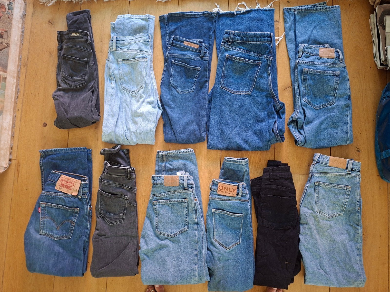 Jeans / spijkerbroeken meisjes, Ophalen, Meisje, Broek