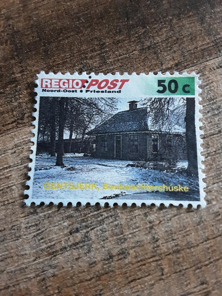 Regiopost.  Oentsjerk Boskwachtershuske ( gest), Ophalen of Verzenden