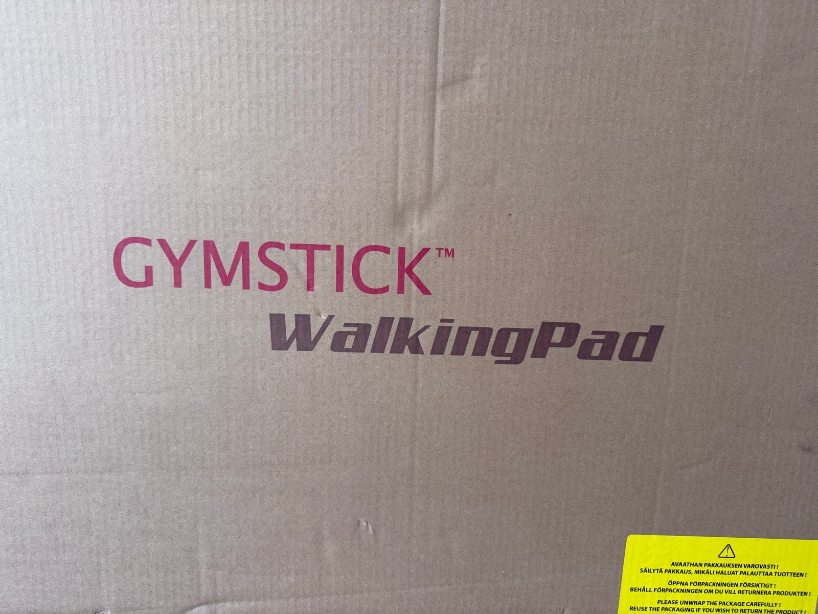 Gymstick WalkingPad - Opvouwbare Loopband, Ophalen, Kunststof, Gebruikt, Loopband