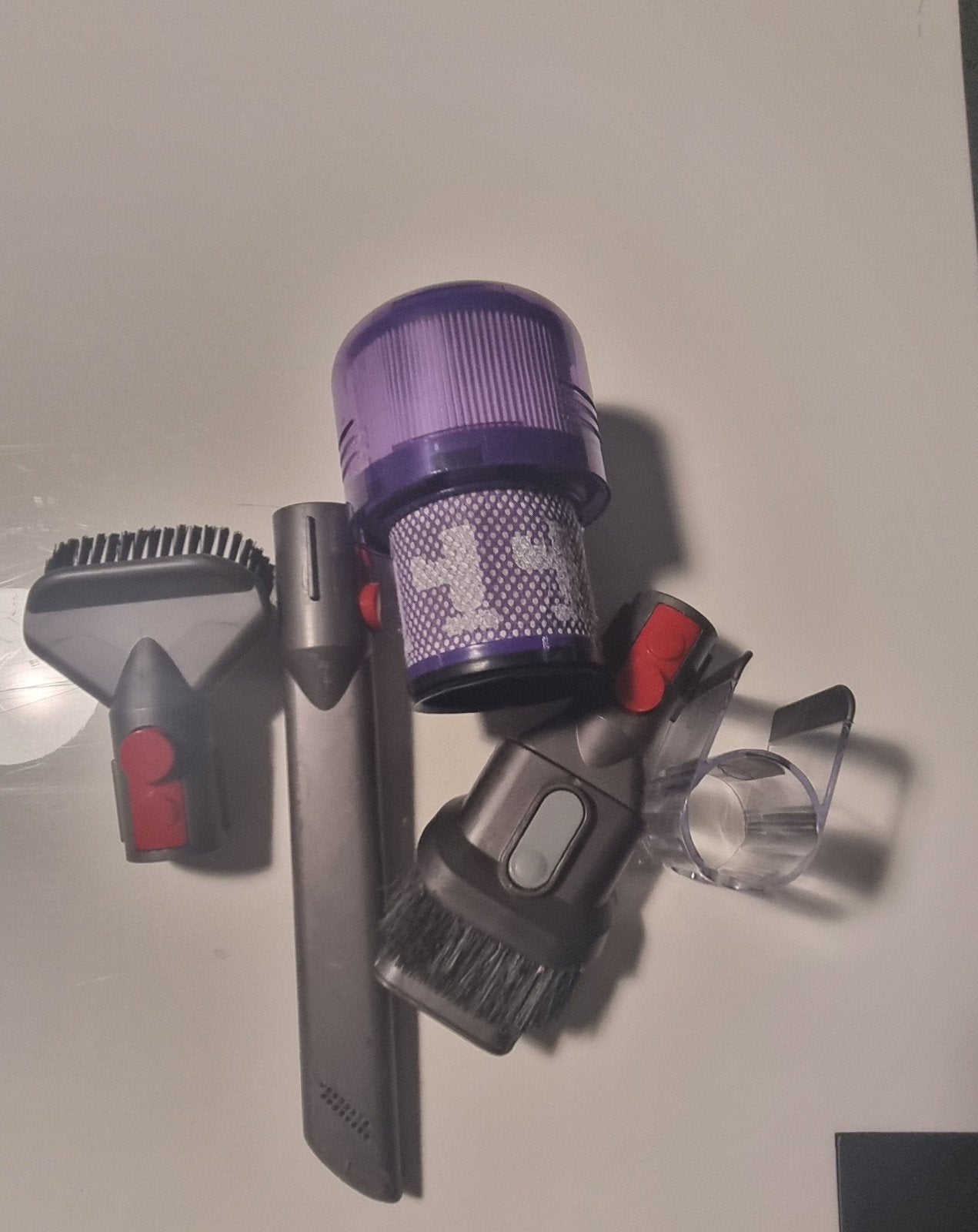 Dyson V7/V8/V10/V11 accessoires en filter, Inclusief accessoires, Gebruikt, Ophalen of Verzenden, Dyson