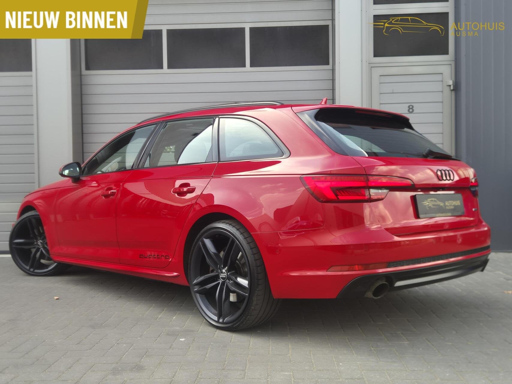 Audi A4 Avant 2.0 TFSI quattro S-line/RS/Pano/B&O/ACC/Virtua, Auto's, Automaat, Gebruikt, Zwart, 4 cilinders